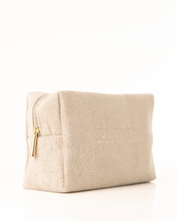 LA TROUSSE EN ÉPONGE TAUPE